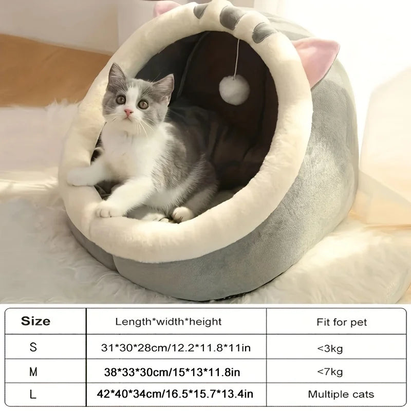 Cute And Soft Cat House Super Cat Bed Warm - ProPawPet.com