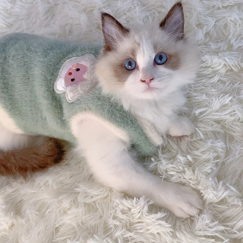 Cats Accessories Pets Warm Kittens Clothes - ProPawPet.com