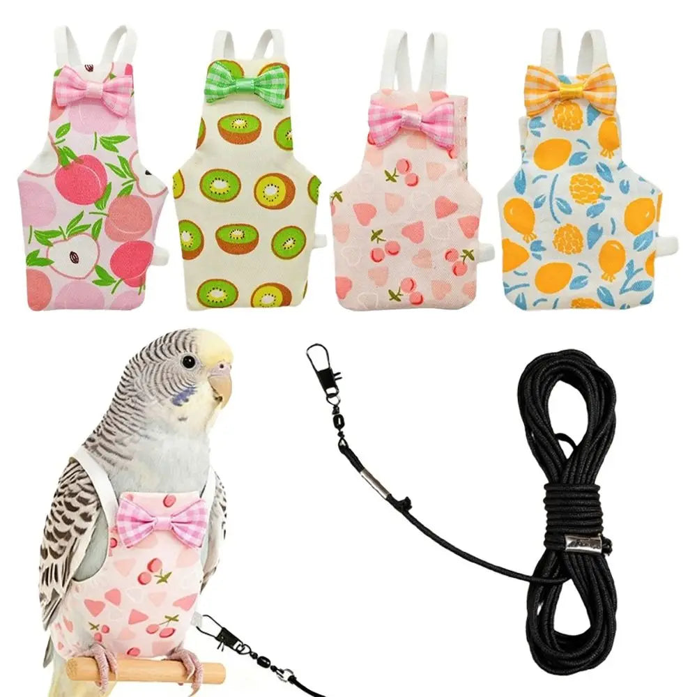 Colorful Fruit Bird Harness Leash 2m Rope - ProPawPet.com