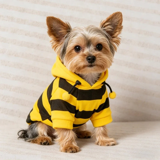 Soft Pet Bee Costume Hooded Breathable - ProPawPet.com