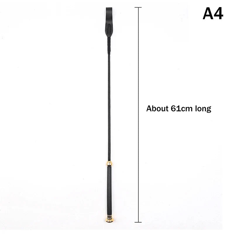 PU Leather Long Straight Whip – Horse Supplies