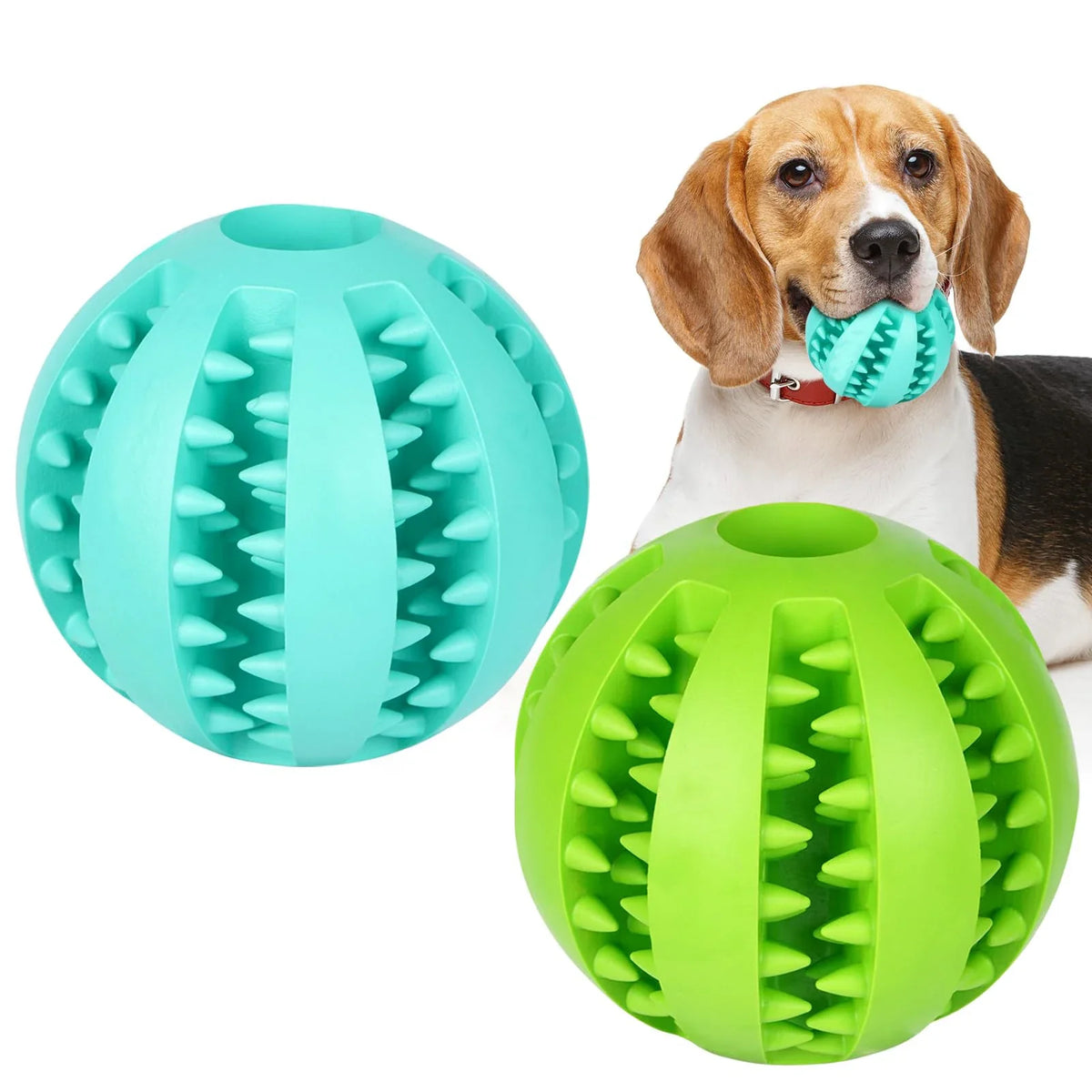 Dog Toy Rubber Ball Bite Resistant Molar - ProPawPet.com
