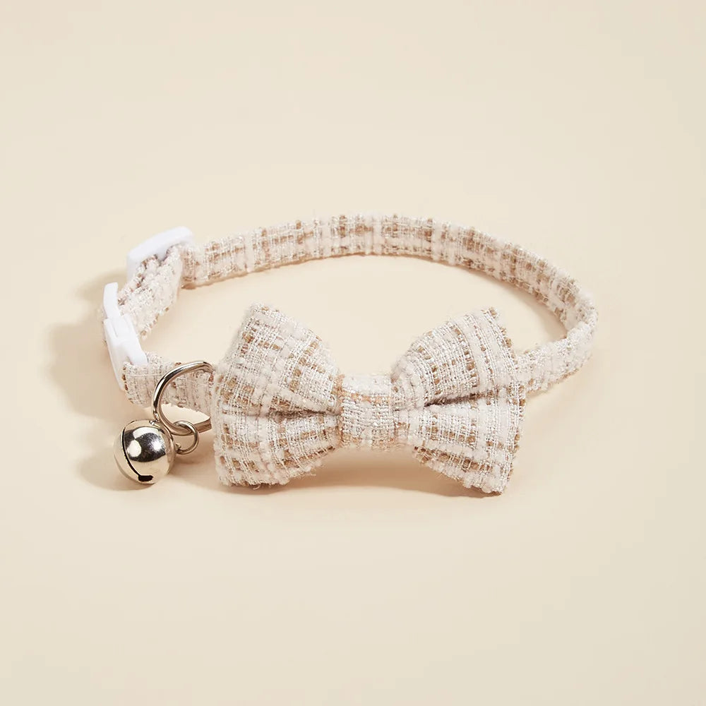 Adjustable Bow Cat Collar – Cat Supplies
