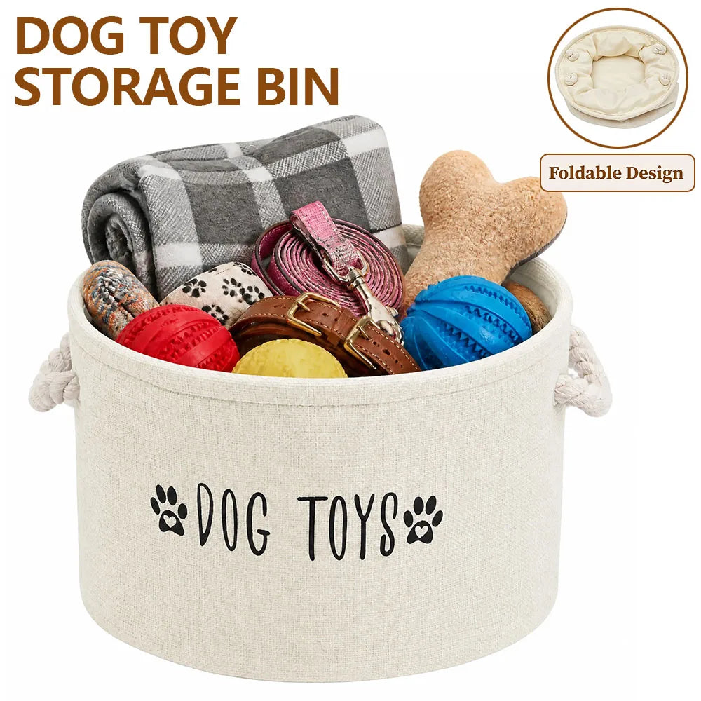 Dog Toy Storage Bin Polyester Large Capacity - ProPawPet.com