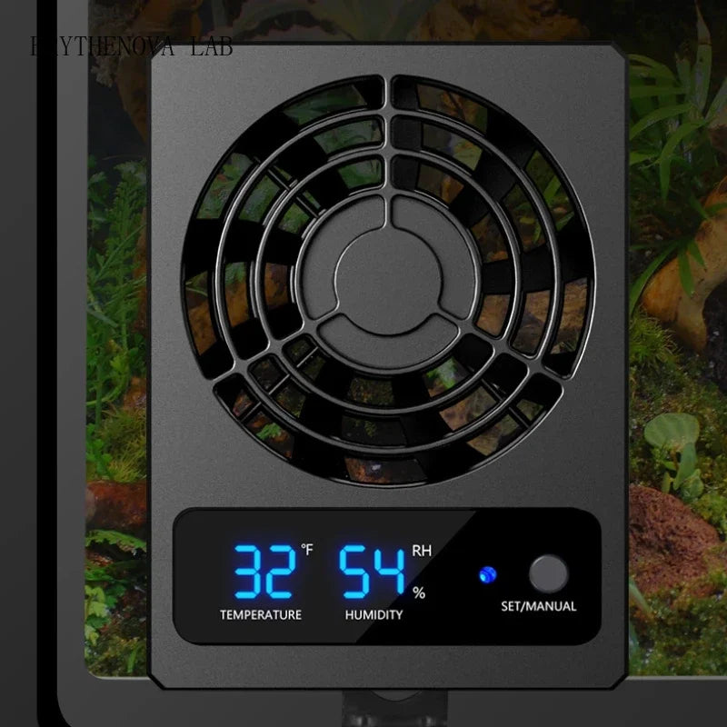 Reptile Enclosure Smart Cooling Fan with LED - ProPawPet.com