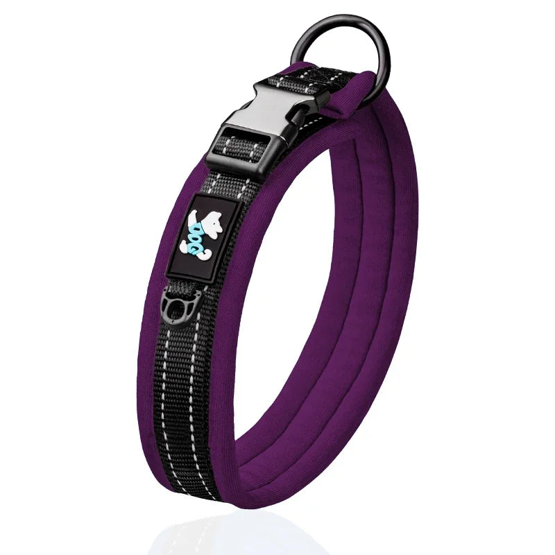 Adjustable Mesh Padded Pet Dog Collar Custom - ProPawPet.com