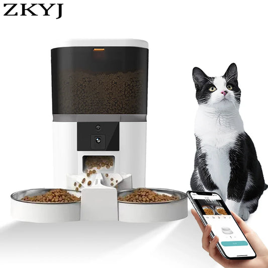 4L With HD Camera Automatic Pet Feeder Cat - ProPawPet.com
