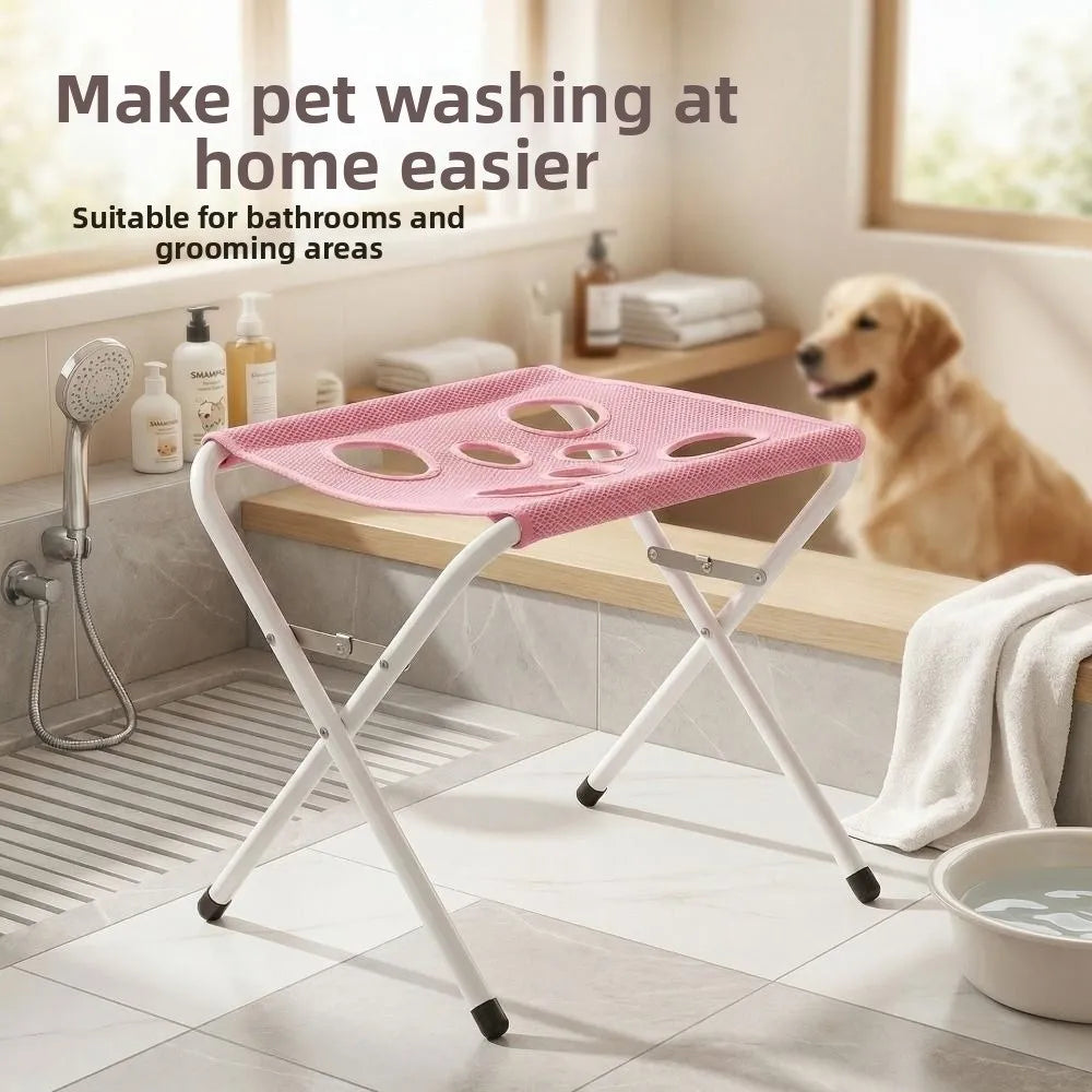 Stable Pet Bath Stand Non-slip Free Hands Tools – photo 3