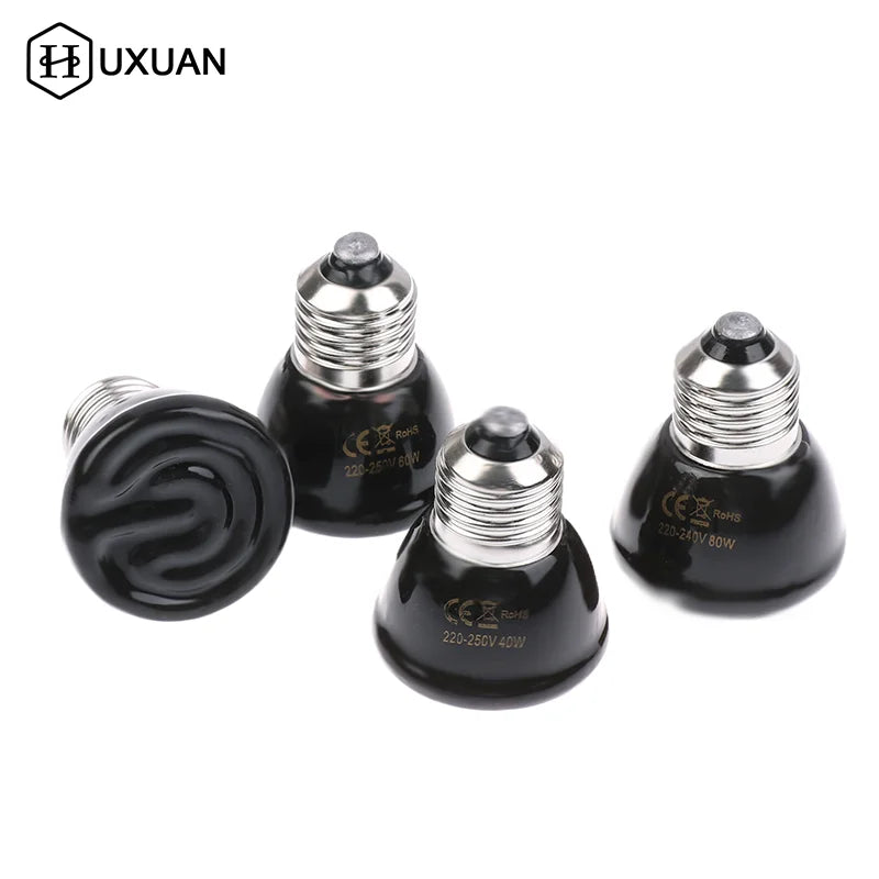 1Pc 220-240V Far Infrared Heating Lamp Black - ProPawPet.com