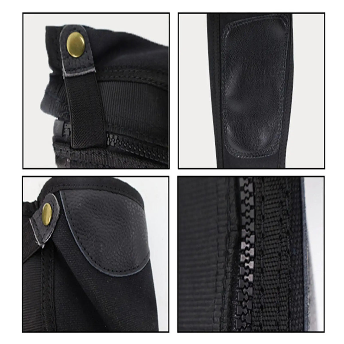 Canvas Equestrian Half Chaps Side Zipper - ProPawPet.com