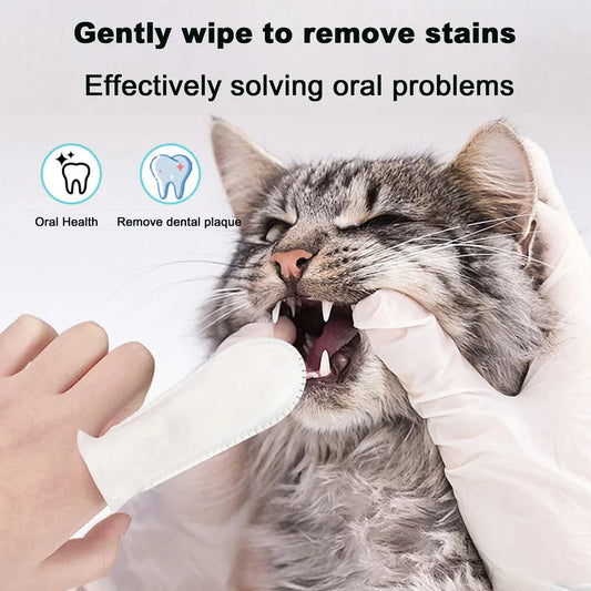 Pet Dental Cleaning Wipes For Dogs Cats - ProPawPet.com