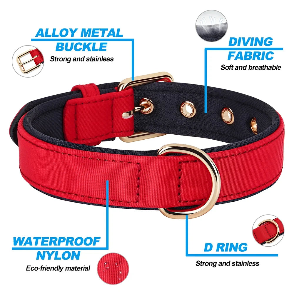 8 Colors Dog Collar Waterproof Nylon Dog - ProPawPet.com