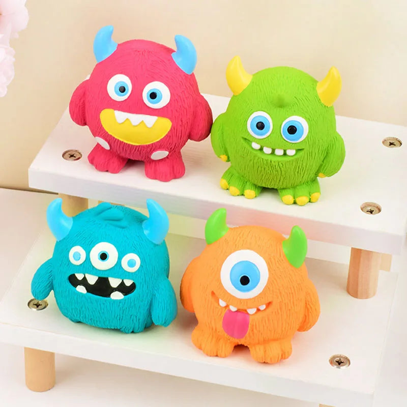 Squeaky Cyclops Monster Dog Toy Interactive - ProPawPet.com
