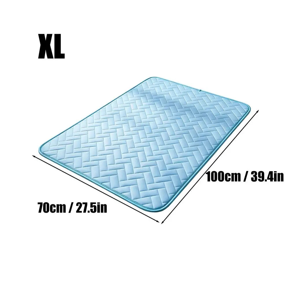 Ice Silk Cooling Pad for Dogs Breathable Pet Kennel – 5 Colors
