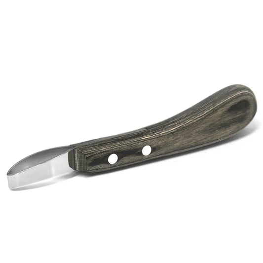 ABHS-Wooden Handle Hoof Knife Double-Edged - ProPawPet.com