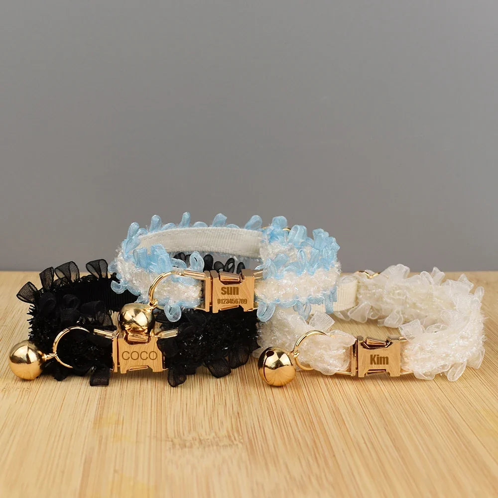 Lace Cat Collar Adjustable Safety - ProPawPet.com