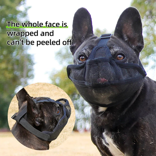 Mesh Breathable Short Nosed Dog Muzzle for - ProPawPet.com