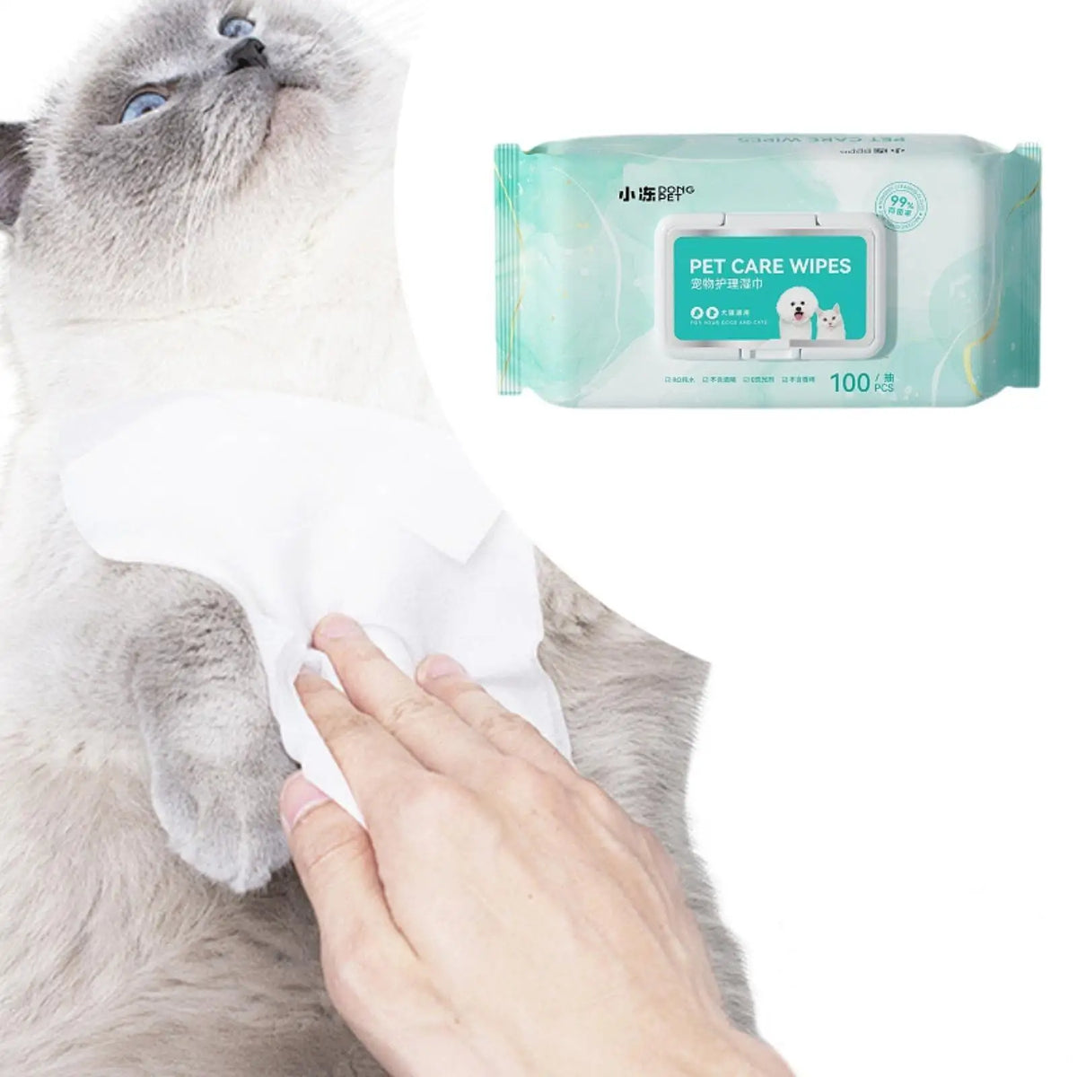 Dog Wipes for Dogs Cats 100 Count Dog Eye - ProPawPet.com