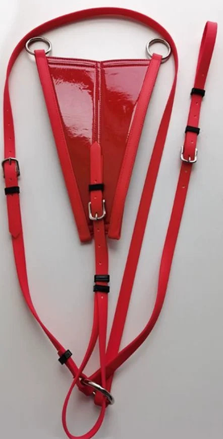Bow Leather Chest with PVC Long Distance Riding English for Horses
