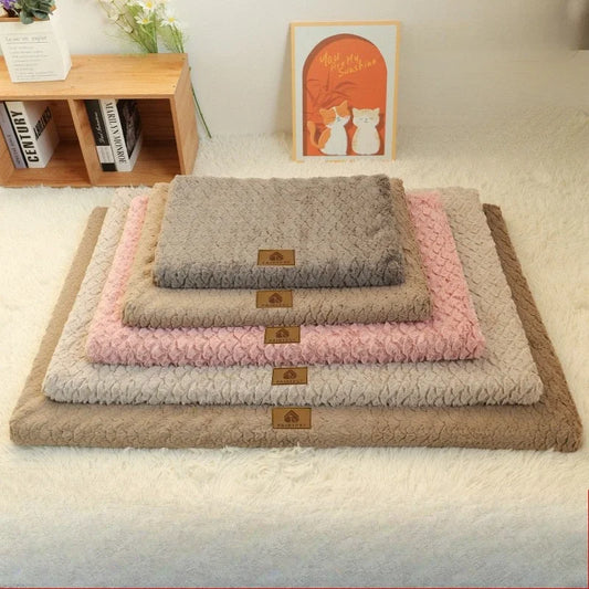 3D Foam Pet Bed with Removable Washable Faux - ProPawPet.com