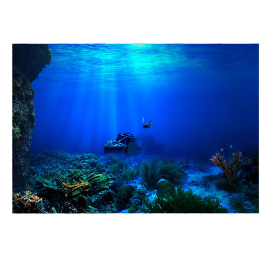 Rainforest Aquarium Background Poster Fish - ProPawPet.com