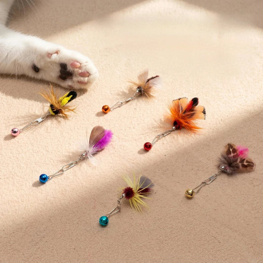 3/6pcs Simulation Insect Cat Teaser Stick - ProPawPet.com