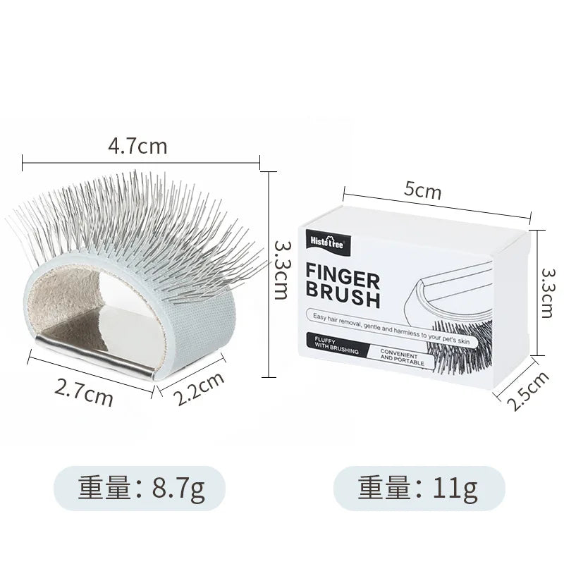 Pet Mini Needle Cleaning Grooming Comb Soft No Scratch Dog & Cat Easy – 3 Colors