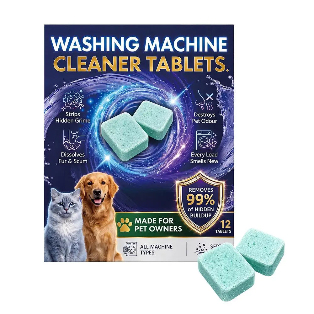 12 Washing Ma Cleaner Tablets for Pet Owners Removes Odour – Dog Supplies
