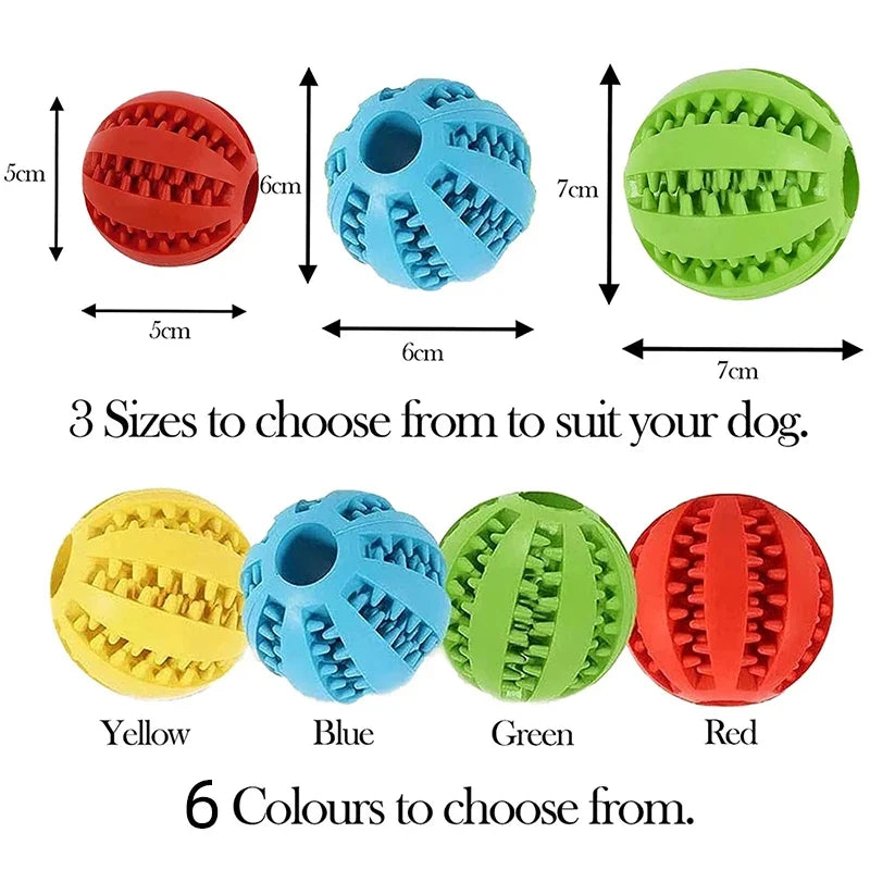 New Pet Dog Toy Interactive Rubber Balls for - ProPawPet.com