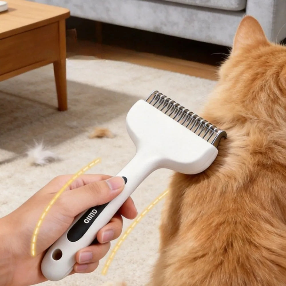 Professional 2in1 Undercoat Rake and Brush - ProPawPet.com