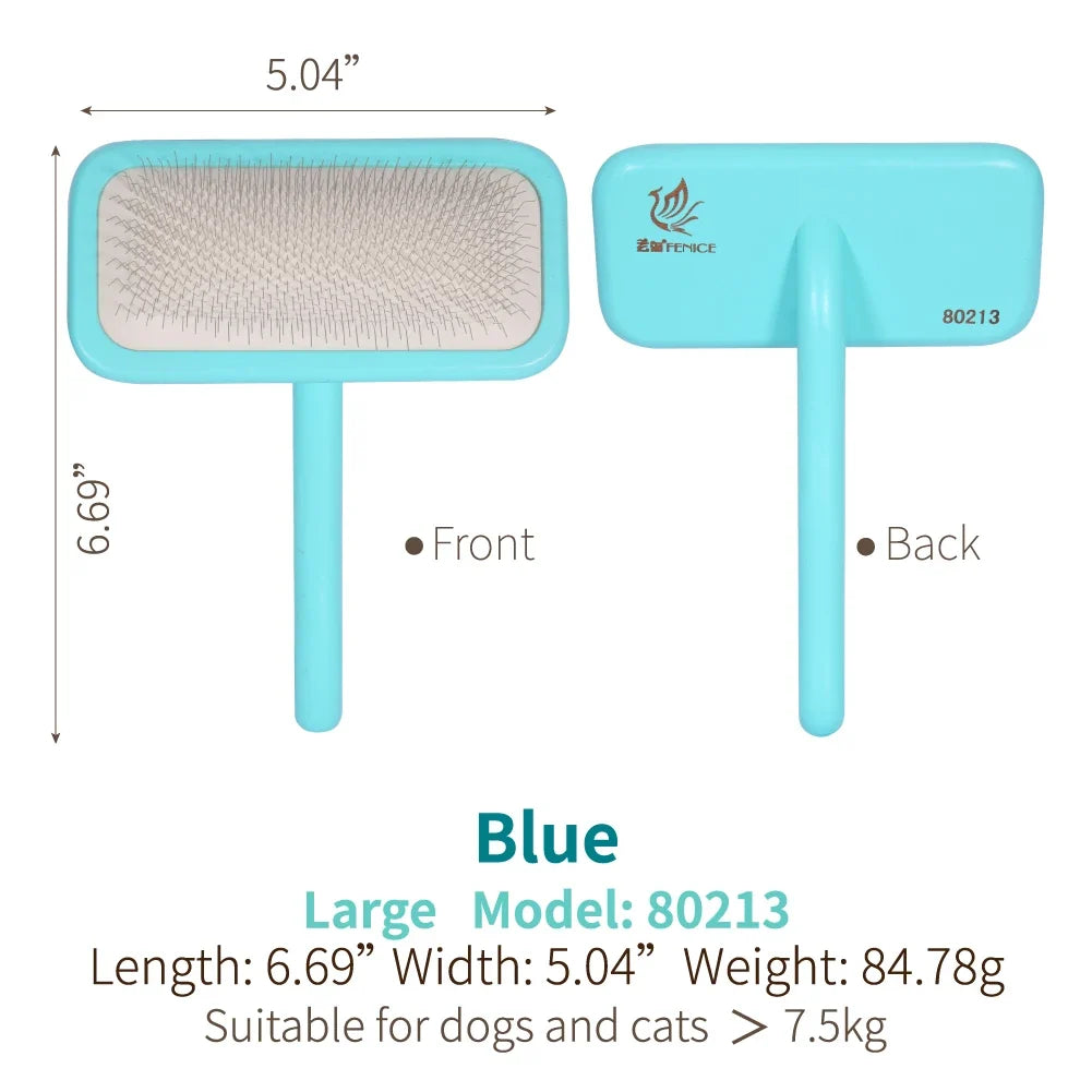 Fenice Pet Grooming Steel Shedding Long Comb - ProPawPet.com