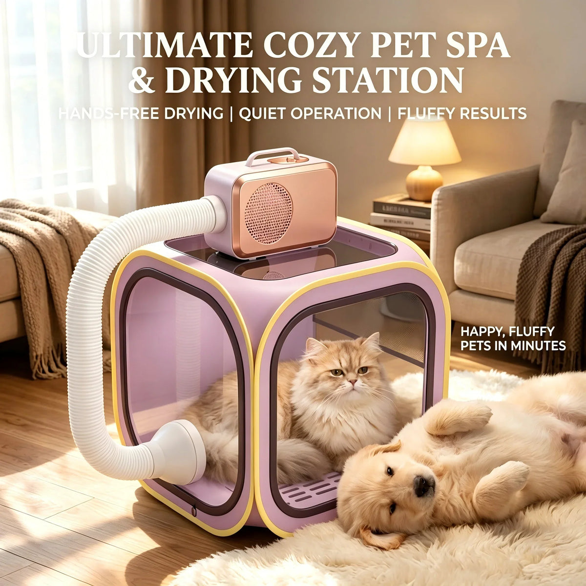Pet Drying Box Cat Bath Blow Anti-escape - ProPawPet.com