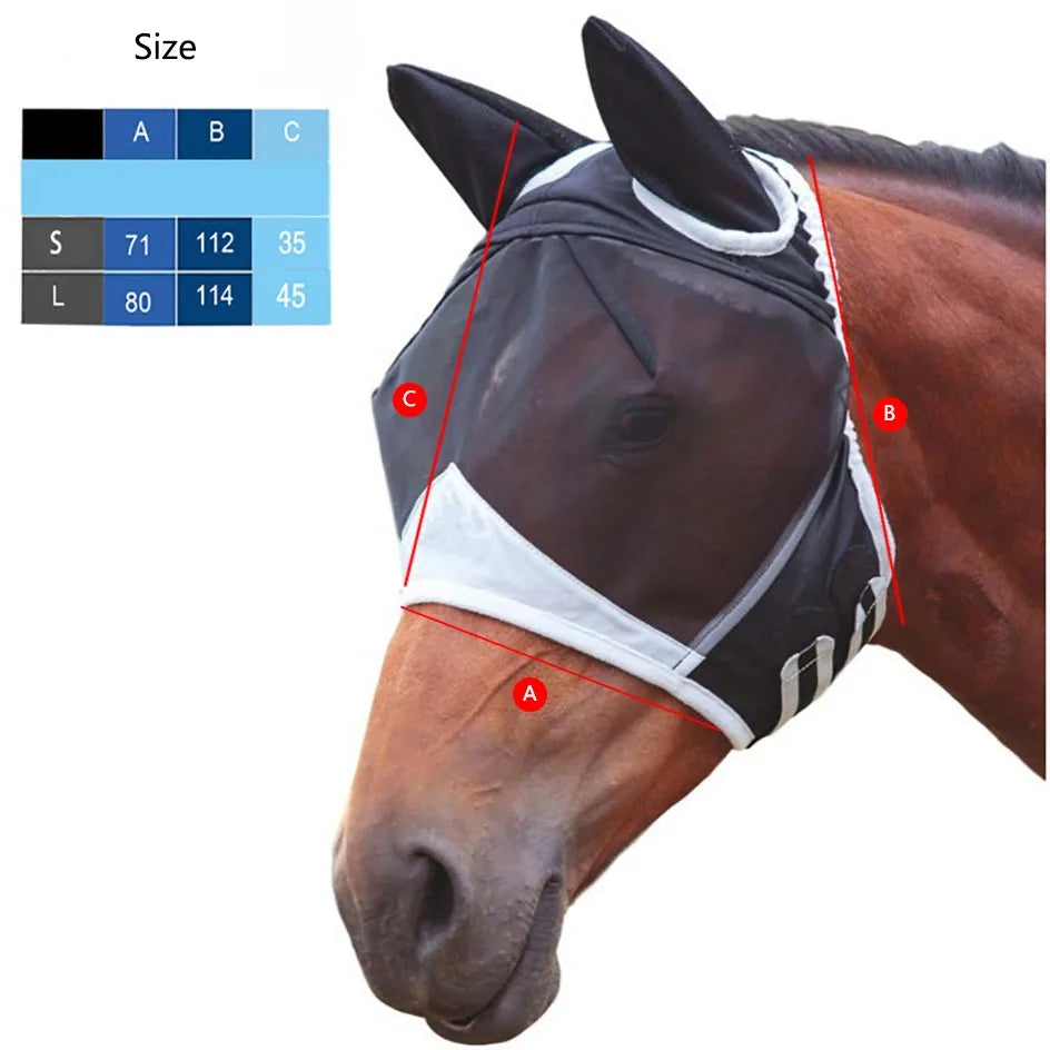 Multi-size Breathable Horse Mask - ProPawPet.com