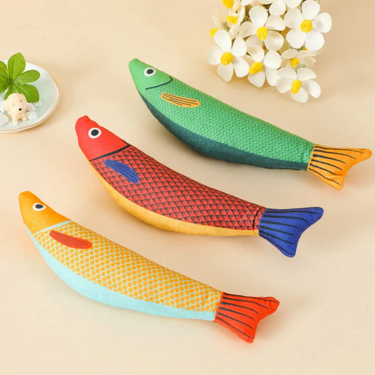 Cat Toy Training Entertainment Fish Plush - ProPawPet.com