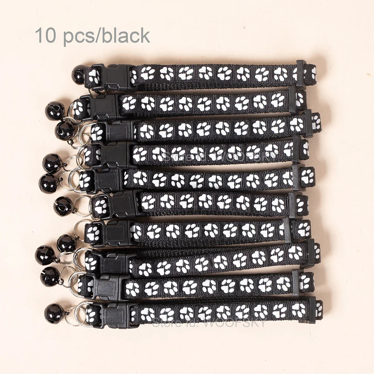 10pcs Colorful Pet Collars with Bell 23 - ProPawPet.com