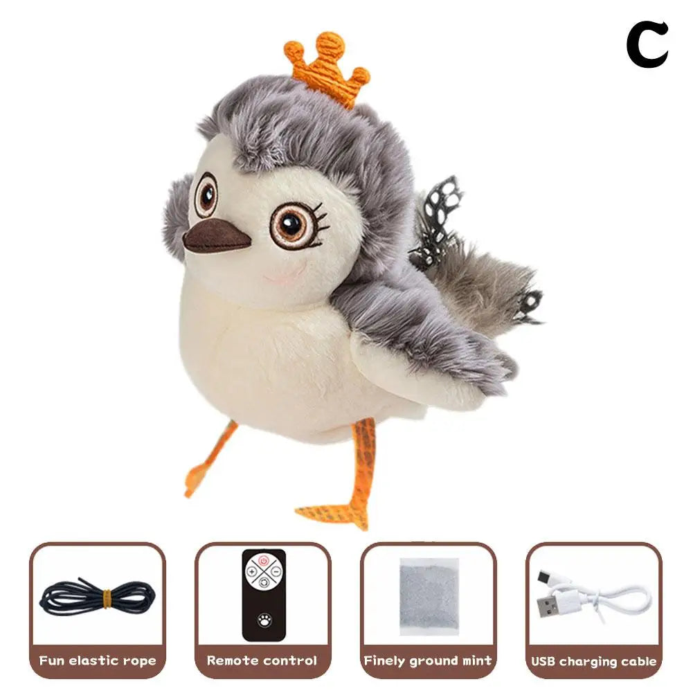 Plush Flappy Bird Interactive Cat Plaything