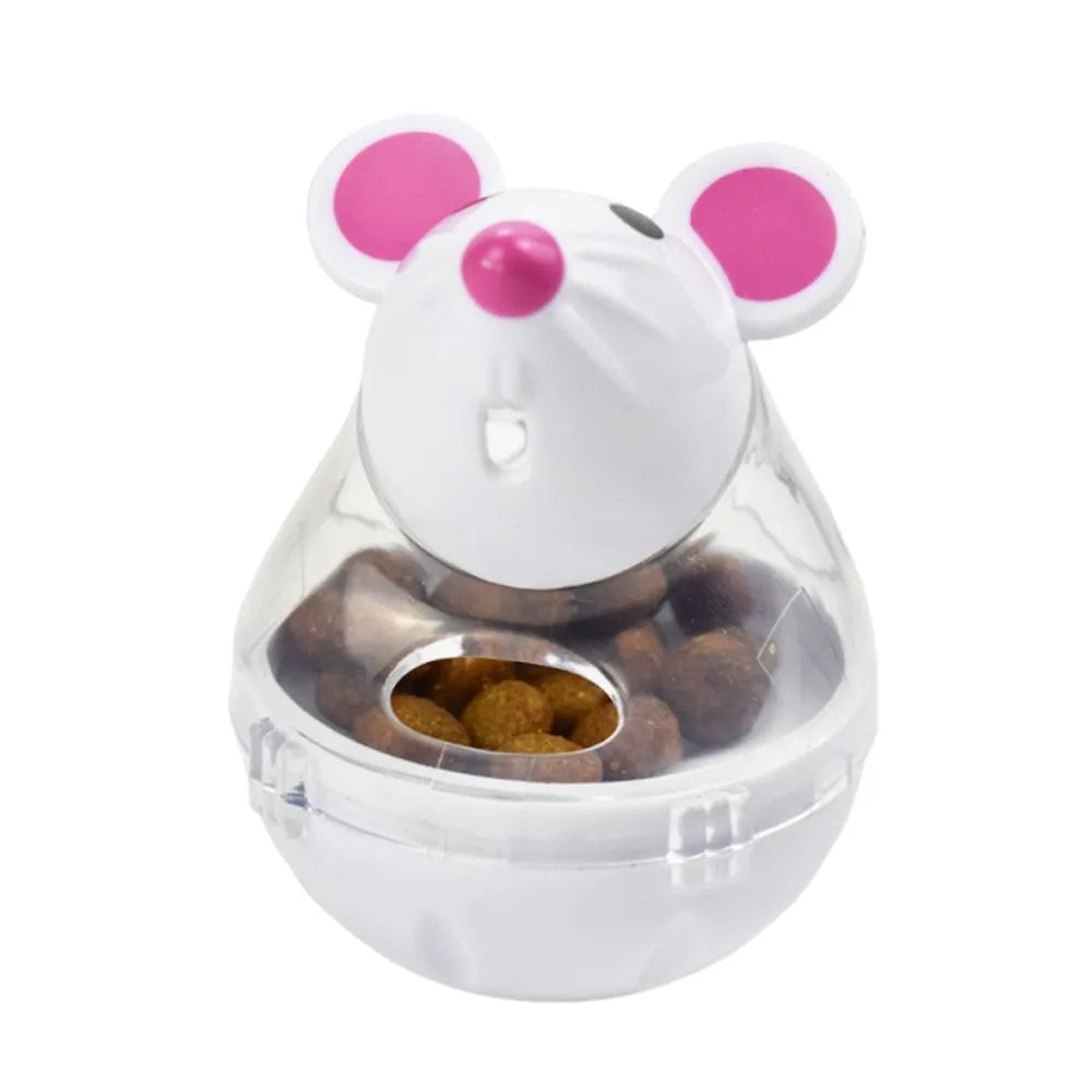 Portable Food Slow Feeding Cat Cartoon Pet Supplies Leaks Ball – 2 Colors