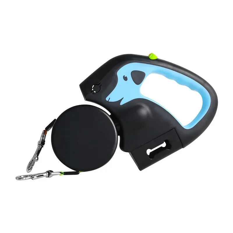 3m Retractable Dog Lead for Small Reflective Dual Pet