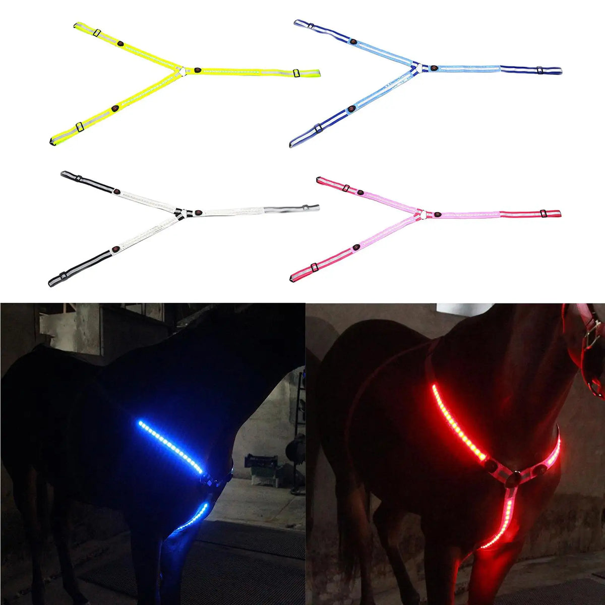 LED Luminous Horse Breast Collar halter - ProPawPet.com