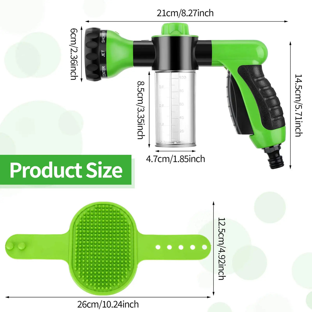 2 in 1 Dog Bathing Sprayer with Built-in - ProPawPet.com