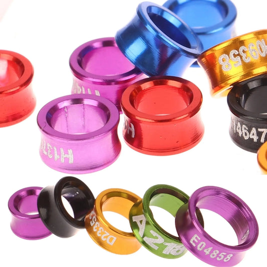 10Pieces 4mm-8mm Aluminum Parrot Leg Rings - ProPawPet.com