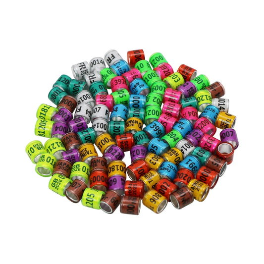 2027 Aluminum Plastic Pigeon Foot Ring With - ProPawPet.com