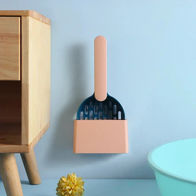 Cat Litter Scoop Set with Base Long Handle - ProPawPet.com