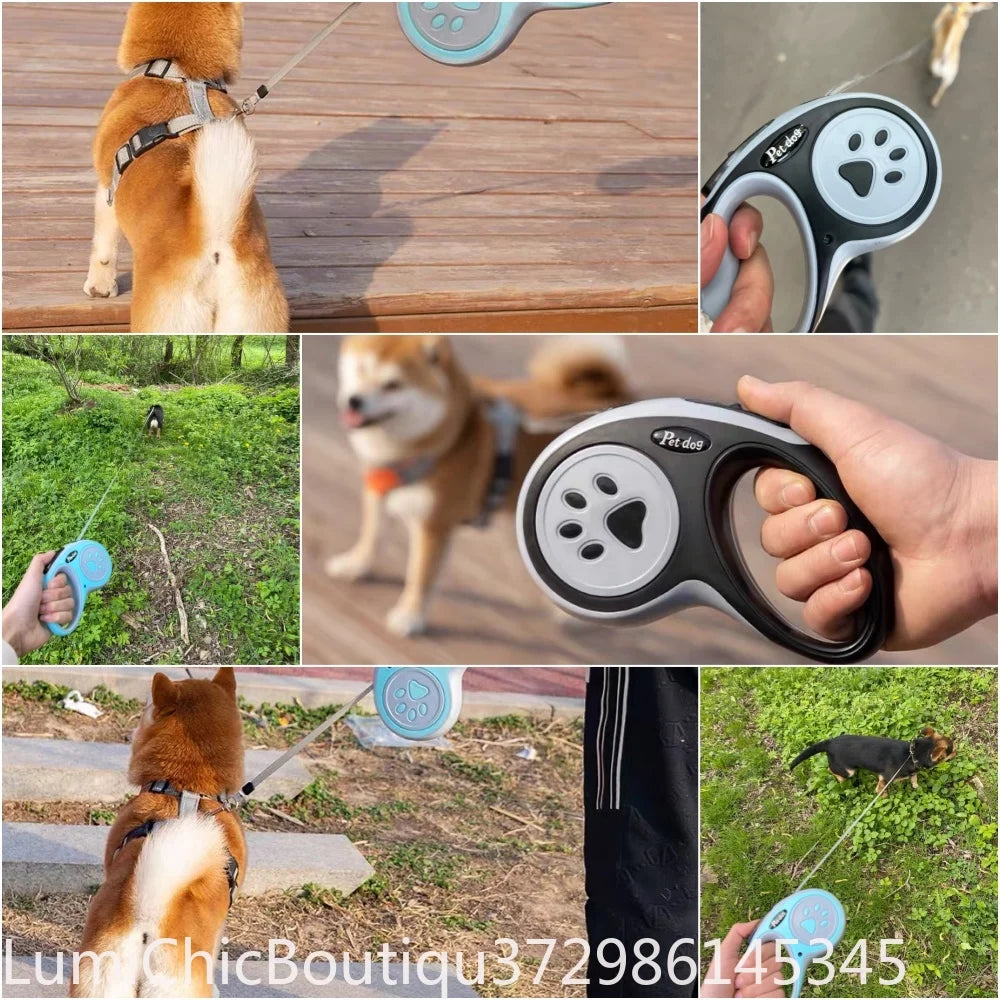 3M 5M Strong Retractable Nylon Dog Leash - ProPawPet.com