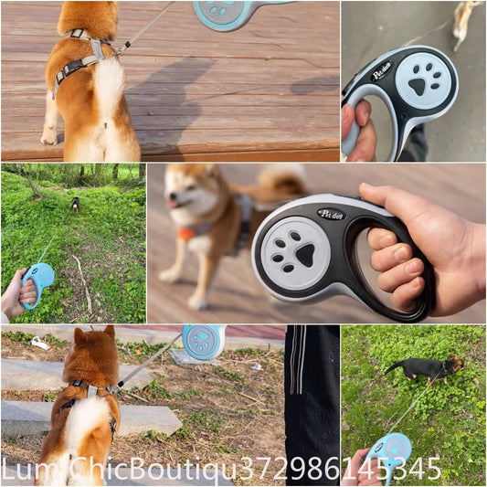 3M 5M Strong Retractable Nylon Dog Leash - ProPawPet.com