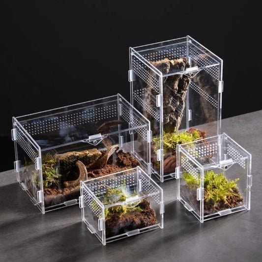 Durable Acrylic Reptile Habitat Clear - ProPawPet.com