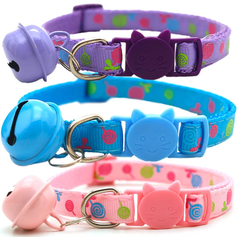 Adjustable Cartoon Color Cat Buckle Lollipop - ProPawPet.com