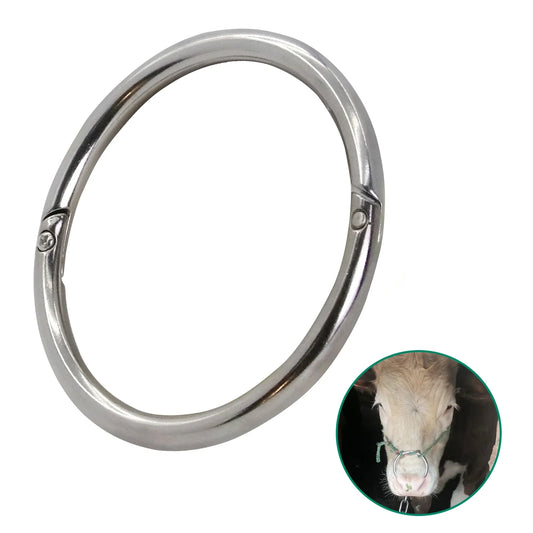 1Pcs Carbon Steel Cattle Nose Rings Bull Ox - ProPawPet.com