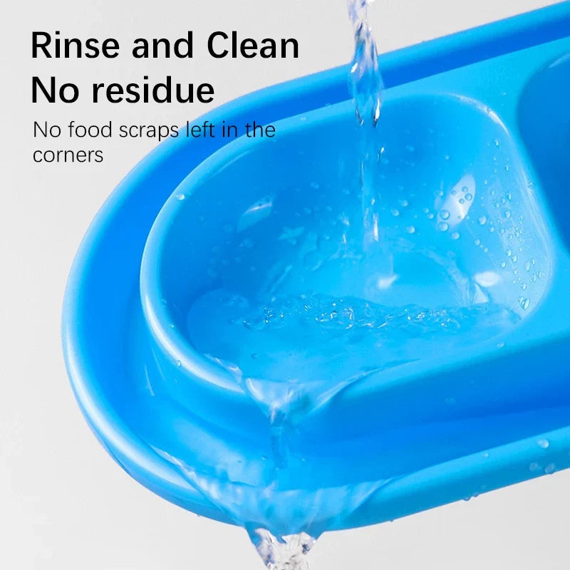 Pet Double Rice Bowl Sturdy Durable Ant - ProPawPet.com