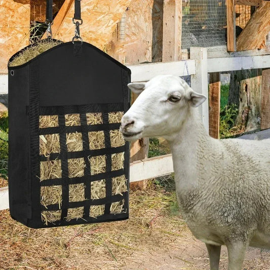 Double-Sided Slow-Feed Hay Net for Horses, - ProPawPet.com